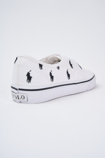 Ralph Lauren Sneaker White Black Unisex - 3