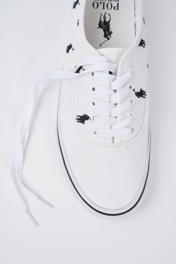 Ralph Lauren Sneaker White Black Unisex - 5