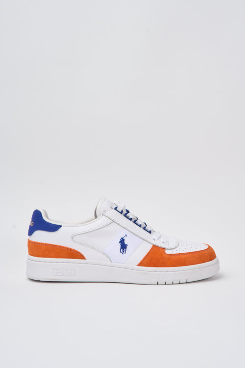 Ralph Lauren Sneaker White/orange Uomo