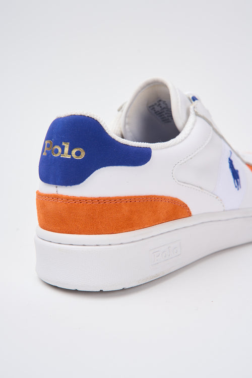 Ralph Lauren Sneaker White/orange Uomo - 2