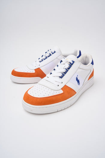 Ralph Lauren Sneaker White/orange Uomo - 6