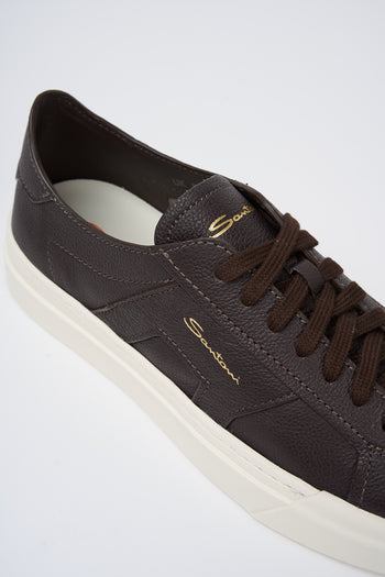 Santoni Sneaker Dark Brown Uomo - 3