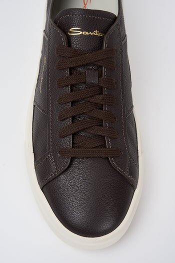 Santoni Sneaker Dark Brown Uomo - 4