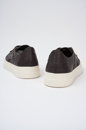 Santoni Sneaker Dark Brown Uomo - 5