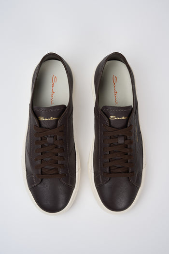 Santoni Sneaker Dark Brown Uomo - 6