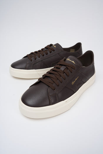 Santoni Sneaker Dark Brown Uomo - 7