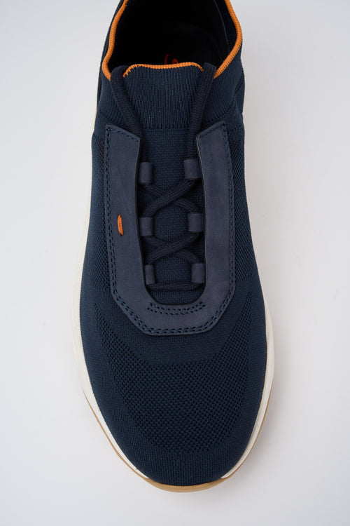 Santoni Slip-on Blue Uomo - 2