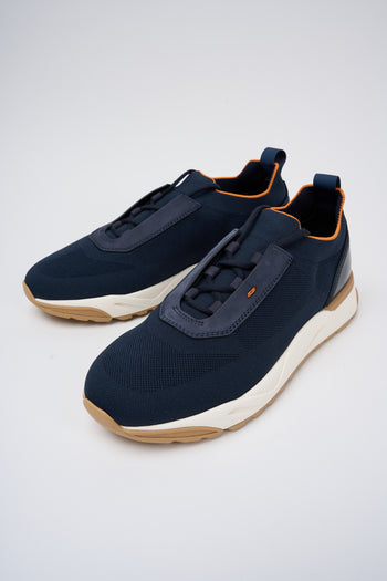 Santoni Slip-on Blue Uomo - 5