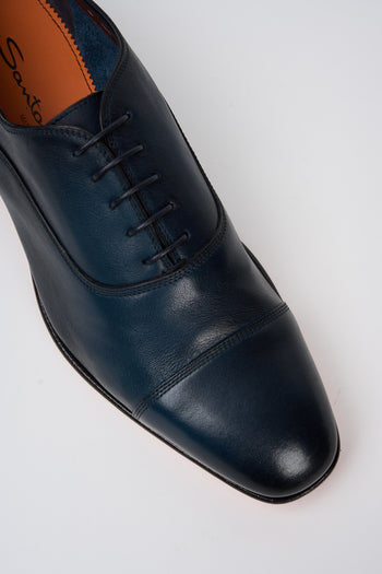 Santoni Stringata Blue Uomo - 3