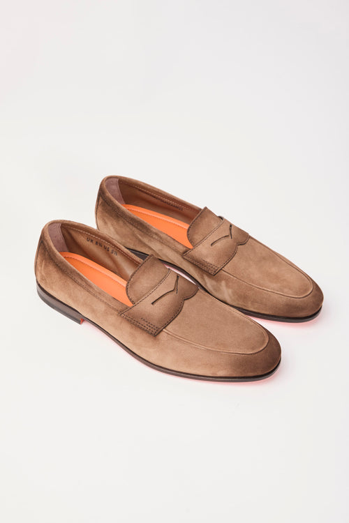 Santoni Mocassino Brown Uomo - 2