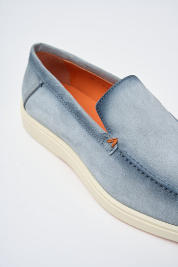 Santoni Mocassino Light Blue Uomo - 3