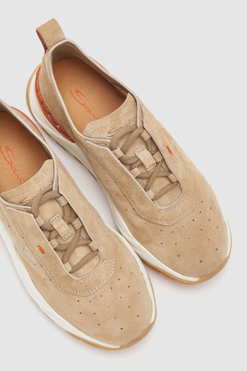 Santoni Sneaker Beige Donna - 4