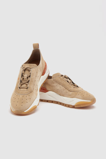 Santoni Sneaker Beige Donna - 5