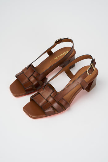 Santoni Sandalo Light Brown Donna - 4