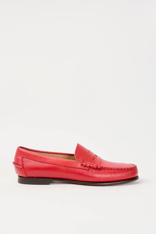 Sebago Mocassino Red Donna