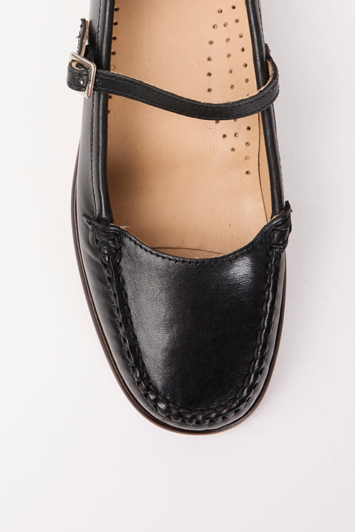 Sebago Ballerina Black Donna