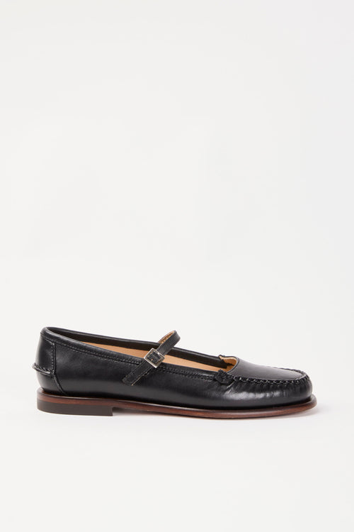 Sebago Ballerina Black Donna