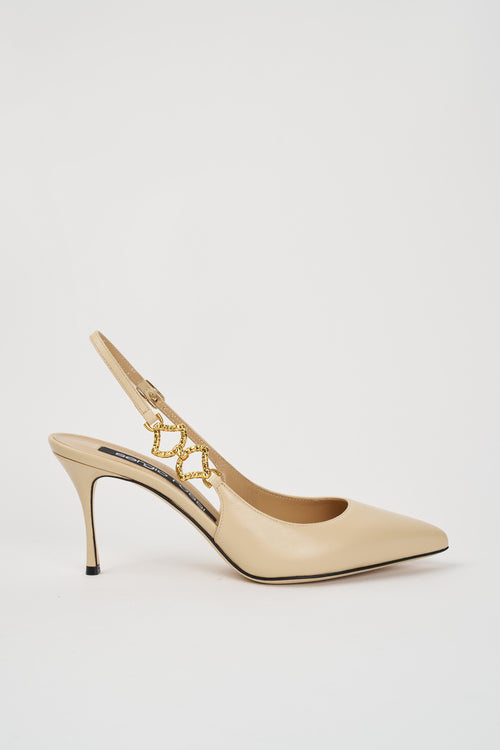 Sergio Rossi Slingback Chalk Donna