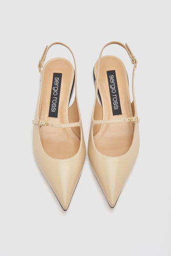 Sergio Rossi Slingback Chalk Donna - 3