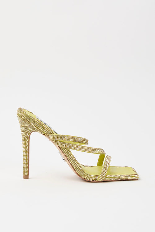 Steve Madden Ciabatta Neon Lime Donna