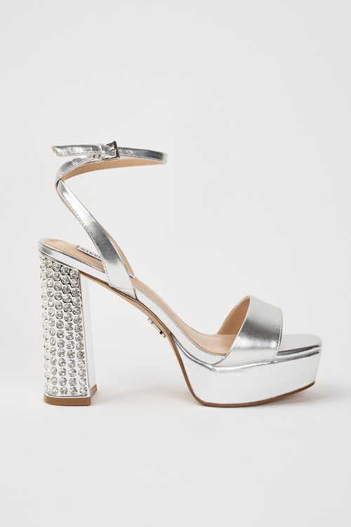 Steve Madden Sandalo Silver Donna