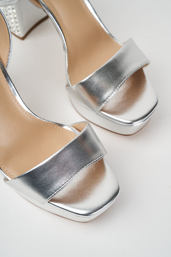 Steve Madden Sandalo Silver Donna - 4