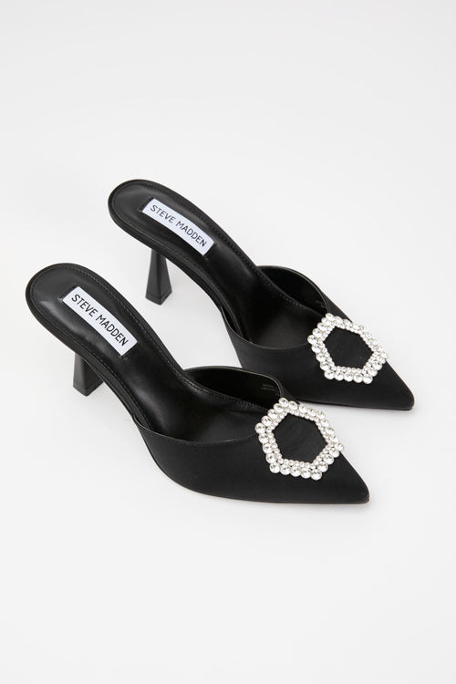 Steve Madden Sabot Black Donna - 2