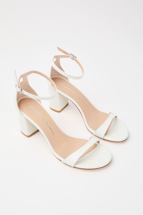 Stuart Weitzman Sandalo White Donna - 2