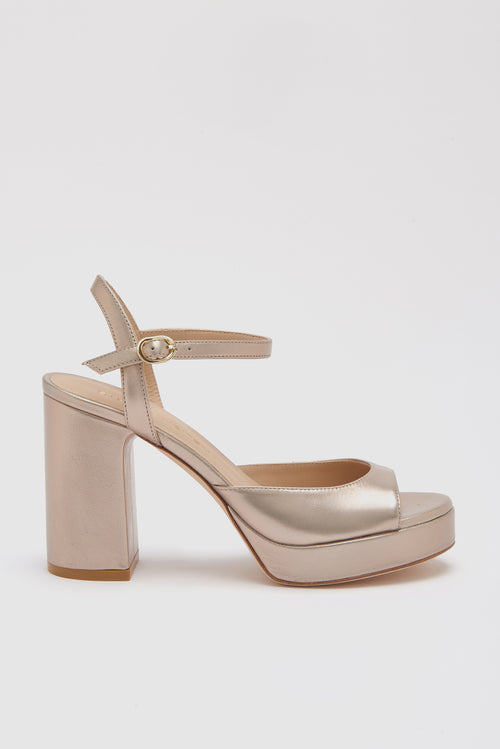 Stuart Weitzman Sandalo Champagne Donna