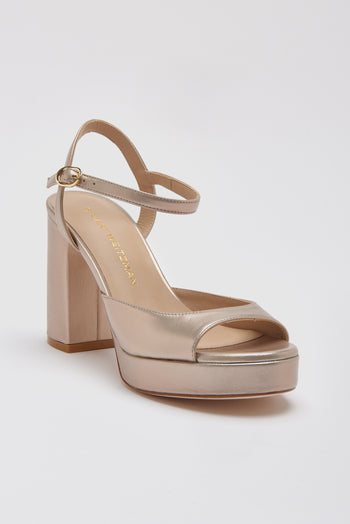 Stuart Weitzman Sandalo Champagne Donna - 4