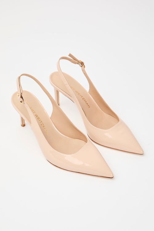 Stuart Weitzman Slingback Barely Beige Donna - 2