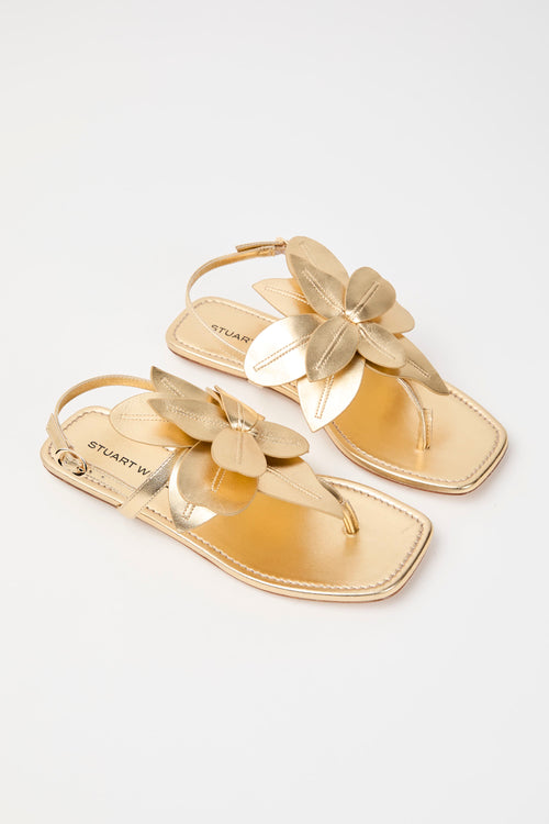 Stuart Weitzman Infradito Golden Donna - 2