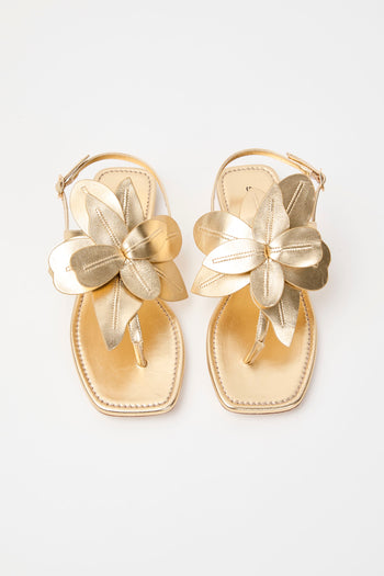 Stuart Weitzman Infradito Golden Donna - 3