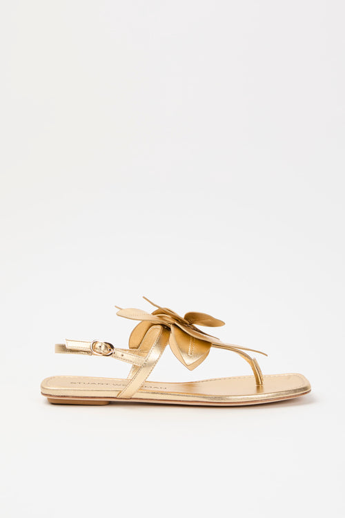 Stuart Weitzman Infradito Golden Donna