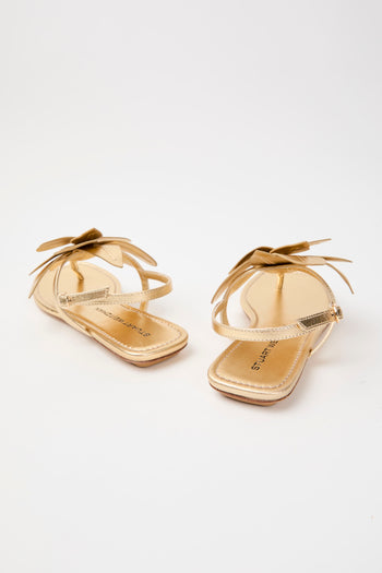 Stuart Weitzman Infradito Golden Donna - 5