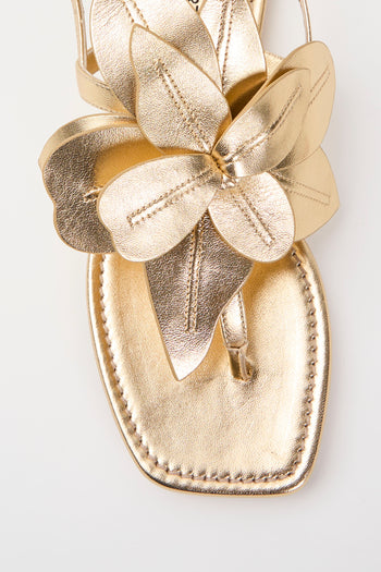 Stuart Weitzman Infradito Golden Donna - 6