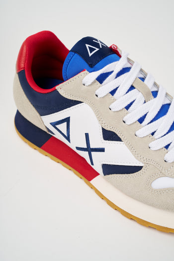 Sun68 Sneaker Bianco/navy Blue Uomo - 3