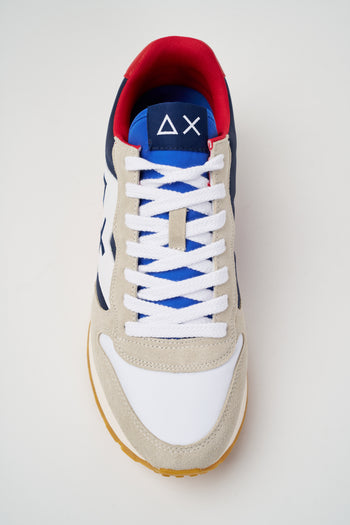 Sun68 Sneaker Bianco/navy Blue Uomo - 4