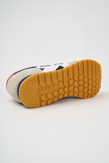 Sun68 Sneaker Bianco/navy Blue Uomo - 5