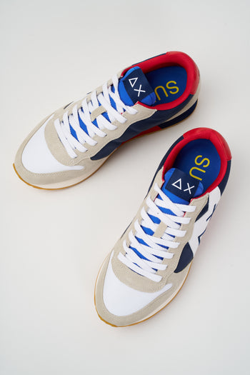 Sun68 Sneaker Bianco/navy Blue Uomo - 6