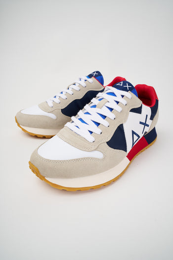 Sun68 Sneaker Bianco/navy Blue Uomo - 7