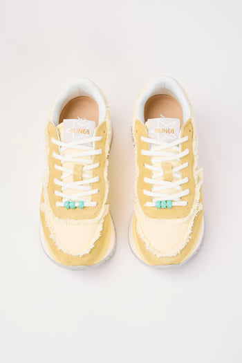 Sun68 Sneaker Giallo Limone Donna - 4