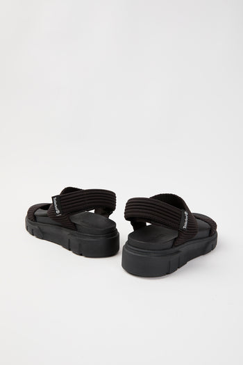 Timberland Sandalo Black Knit Donna - 6
