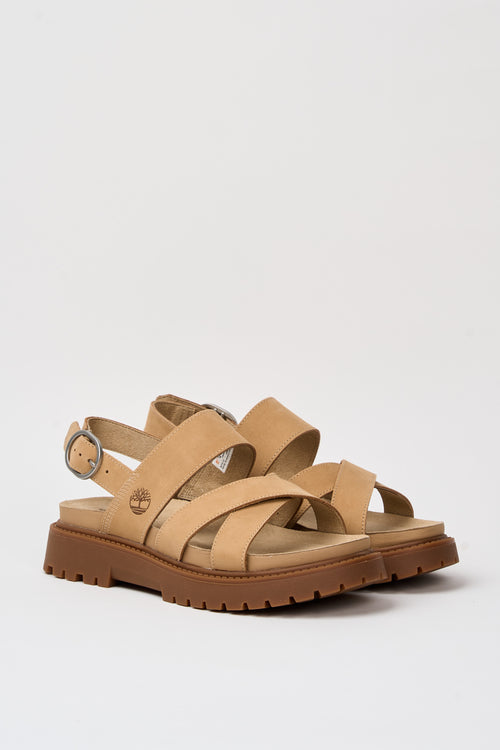 Timberland Sandalo Medium Beige Nubuck Donna - 2