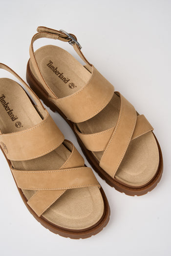 Timberland Sandalo Medium Beige Nubuck Donna - 3