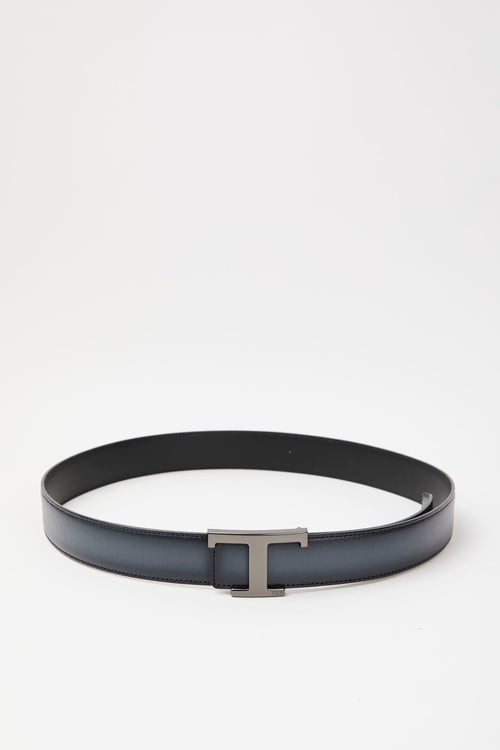 Tod's Cintura Inchiostro/nero Uomo