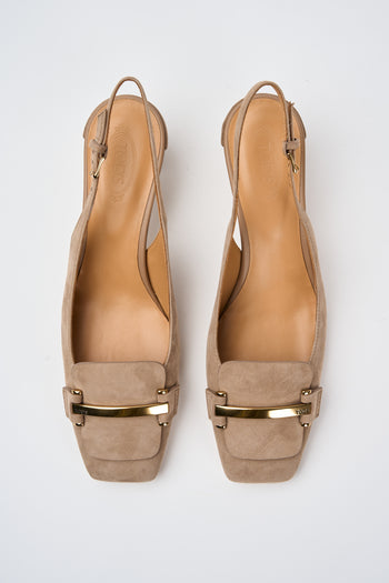 Tod's Slingback Cappuccino Donna - 5