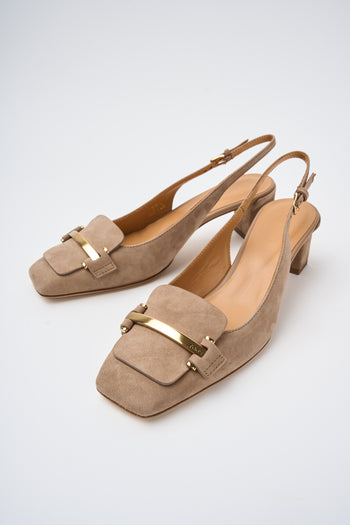 Tod's Slingback Cappuccino Donna - 6