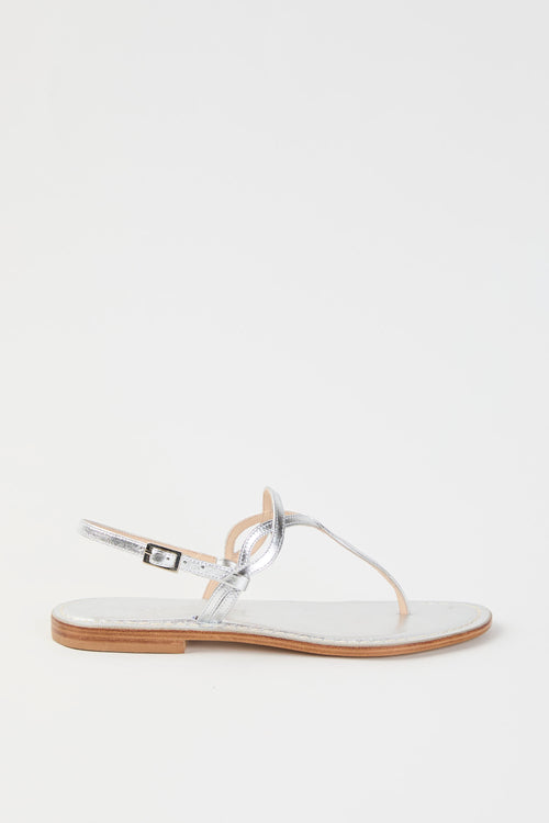 Tre Emme Sandalo Argento Donna