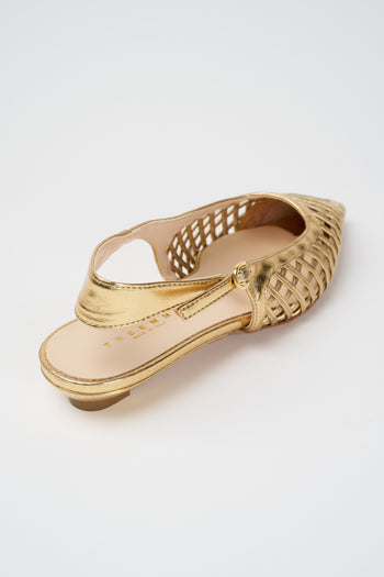 Tre Emme Slingback Oro Donna - 3